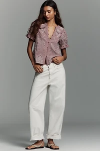 Keira Gingham Blouse by Pilcro