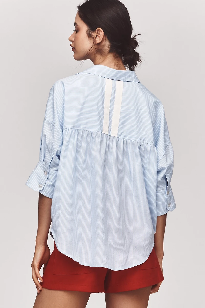 Maeve Mabel Pocket Buttondown Shirt