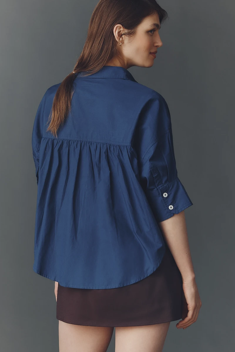 Maeve Mabel Pocket Buttondown Shirt