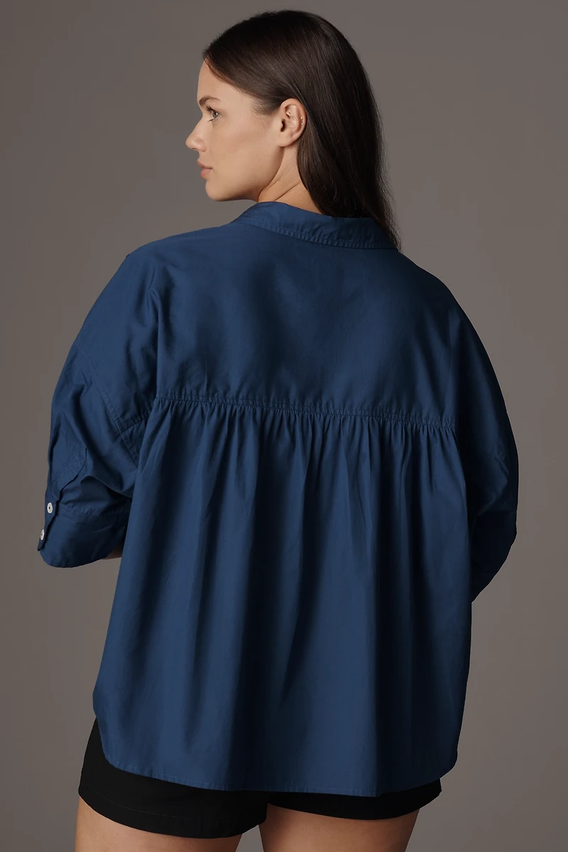 Maeve Mabel Pocket Buttondown Shirt