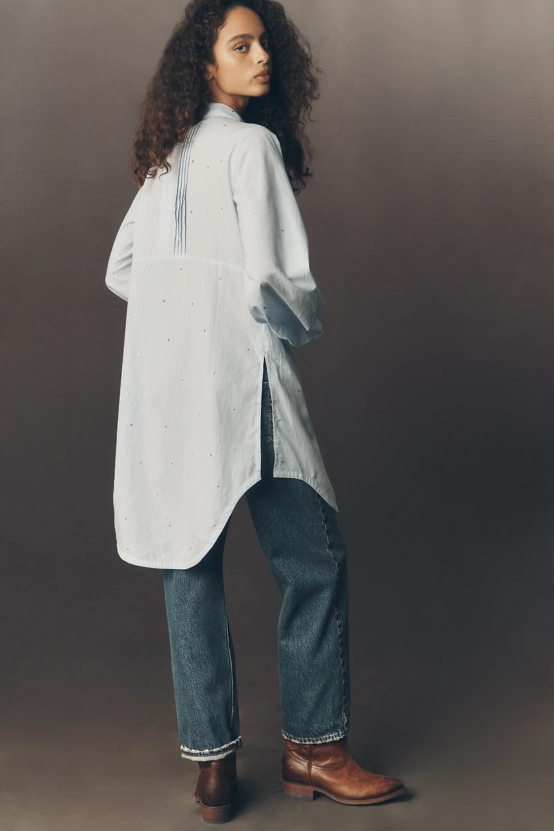 By Anthropologie Longline Buttondown Shirt