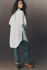 By Anthropologie Longline Buttondown Shirt