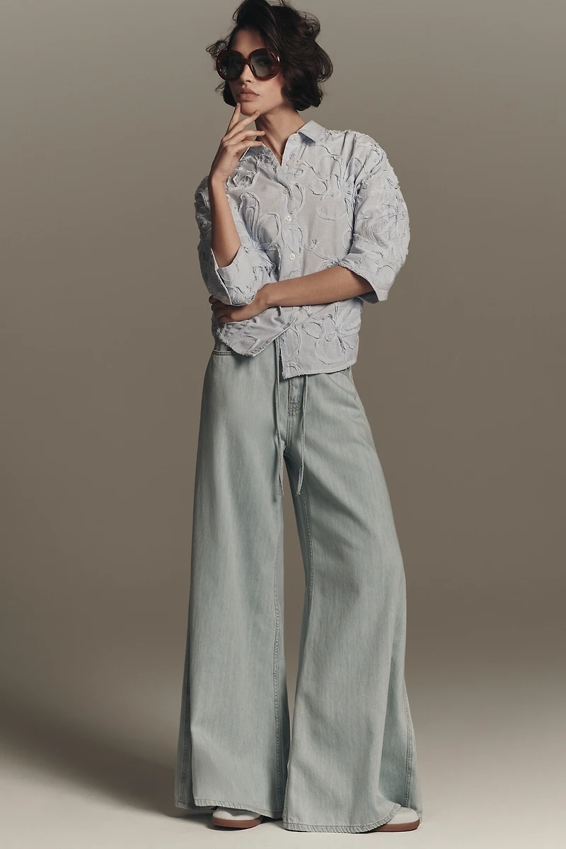 Maeve Mabel Boxy Oxford Shirt
