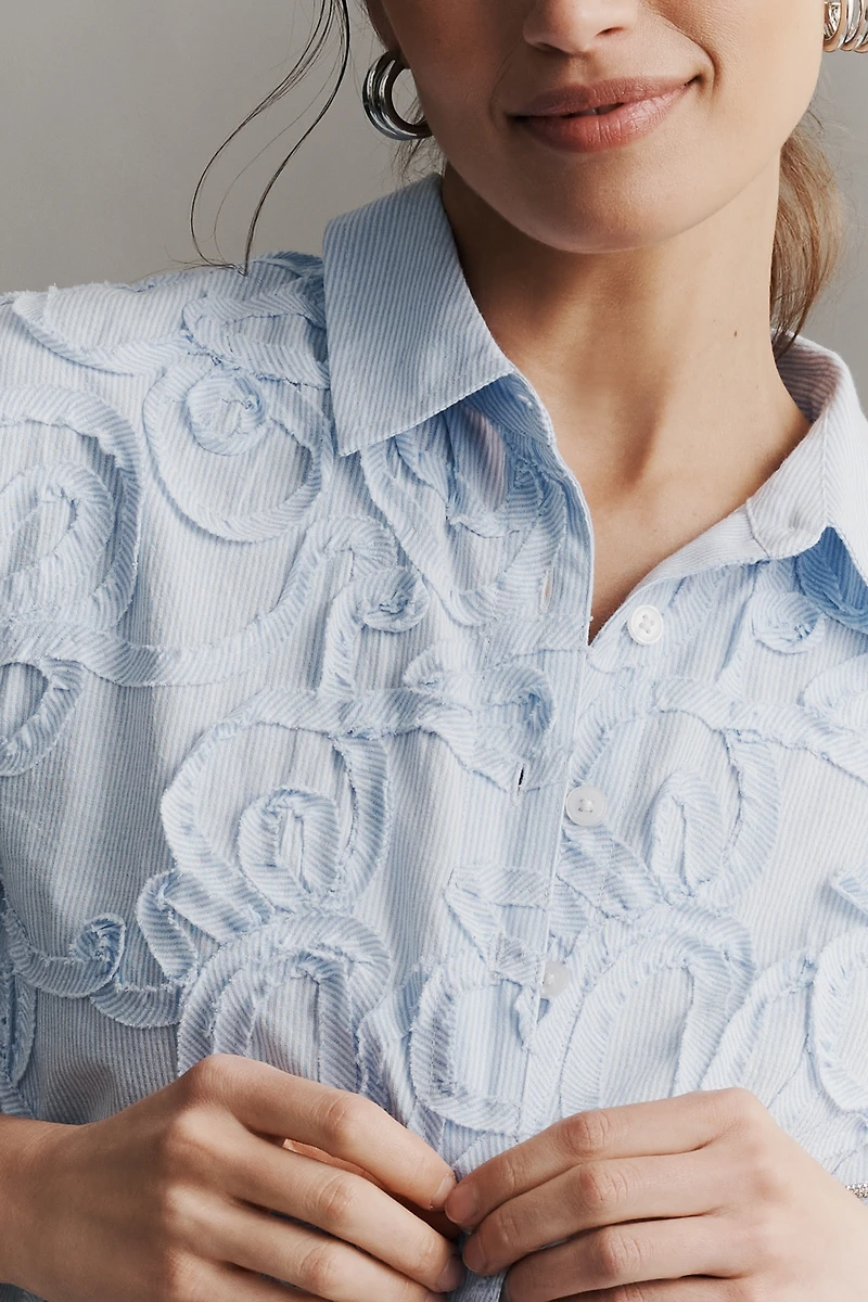 Maeve Mabel Boxy Oxford Shirt