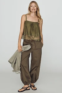 By Anthropologie Sheer Lace Cami