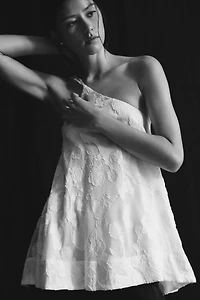 Maeve One-Shoulder Floral Tunic