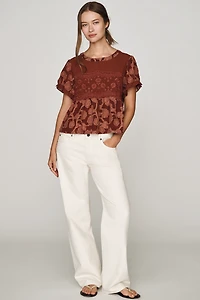 By Anthropologie Babydoll Top