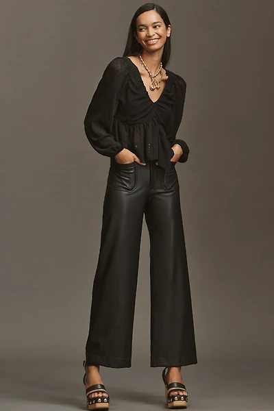 By Anthropologie Peplum Blouse