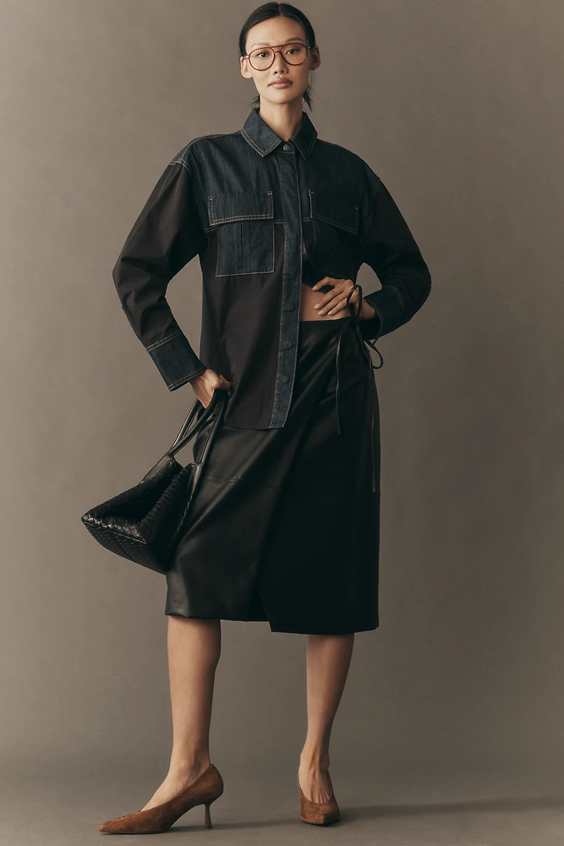 Shona Joy Harden Contrast Shirt