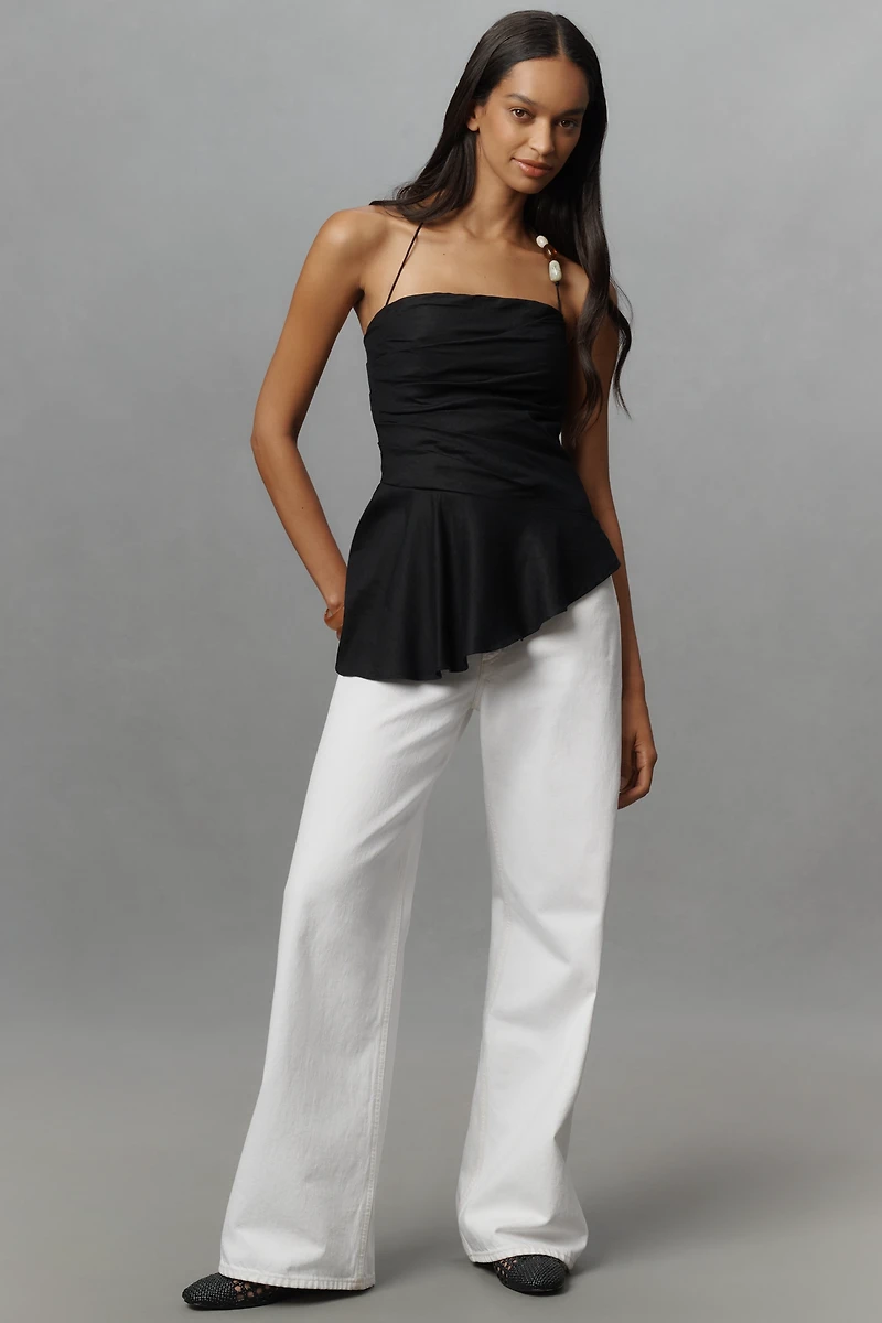 Shona Joy Kasbah Linen Blend Draped Top