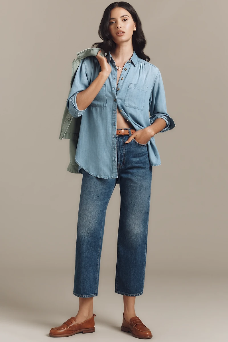 The Hadley Relaxed Buttondown Shirt by Pilcro