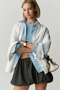 Maeve Long-Sleeve Oversized Buttondown Shirt
