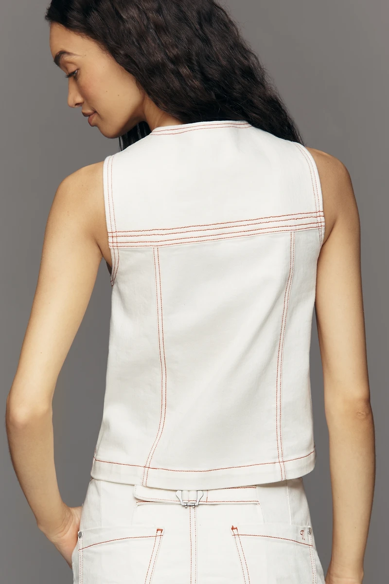 Pilcro Denim Vest