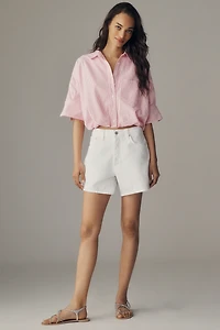 Mabel Bubble-Hem Oxford Shirt by Maeve