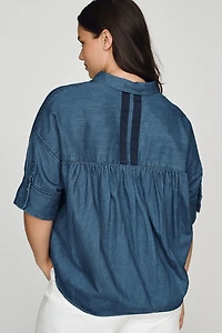 Mabel Boxy Denim Shirt by Maeve