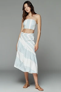 Maeve 100% Cotton Stripe Tube Top