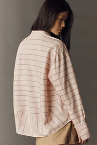 Maeve Oversized Cocoon Buttondown Shirt