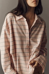 Maeve Oversized Cocoon Buttondown Shirt