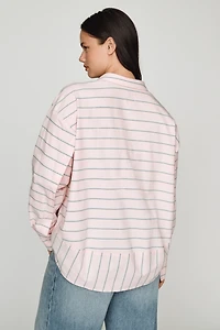 Maeve Oversized Cocoon Buttondown Shirt