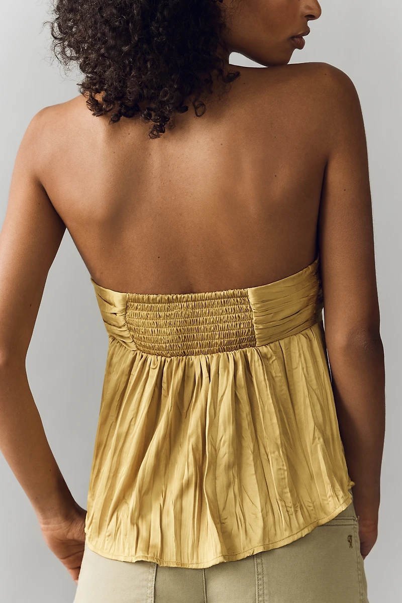 Mariana Tie-Front Strapless Top