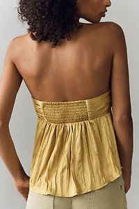 Mariana Tie-Front Strapless Top