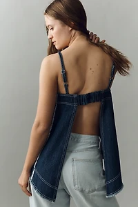 Pilcro Denim Apron Top