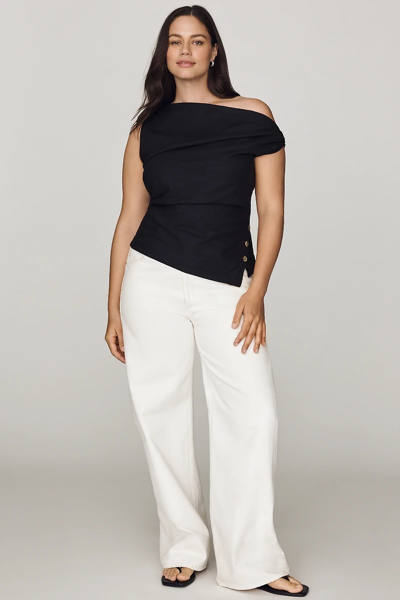 By Anthropologie Off-Shoulder Top