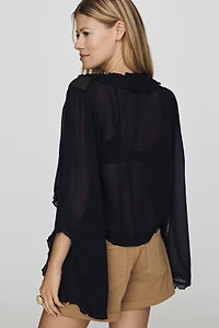 Mariana Tie-Front Blouse