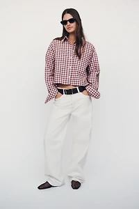 Maeve Cropped Buttondown Shirt