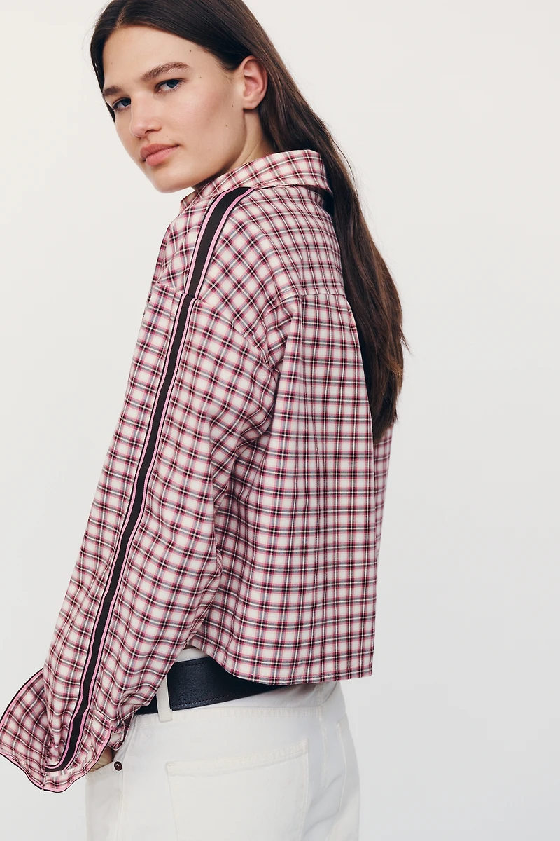 Maeve Cropped Buttondown Shirt
