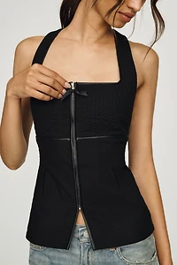 By Anthropologie Zip-Up Top