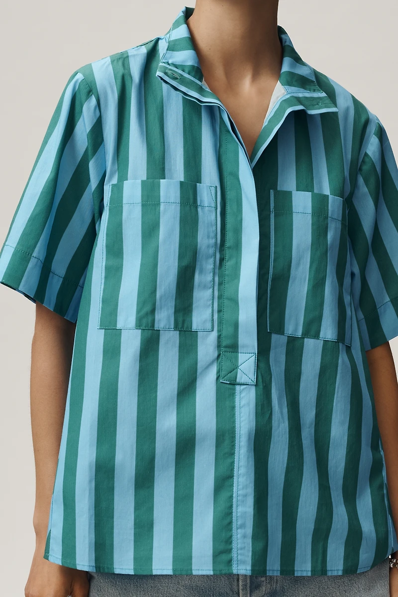 Jeannie Popover Swing Top by Maeve