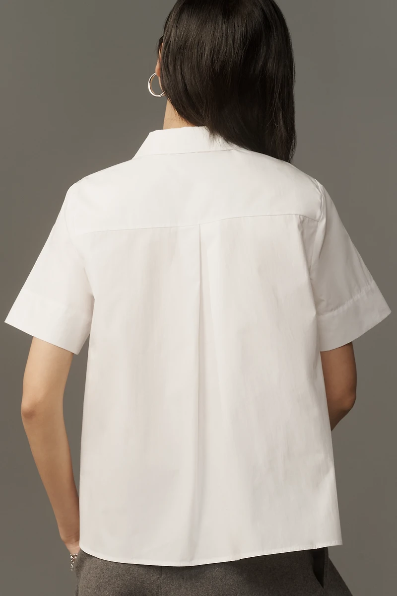 Pollie Short-Sleeve Swing Blouse