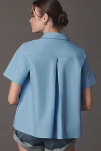 The Pollie Short-Sleeve Swing Blouse