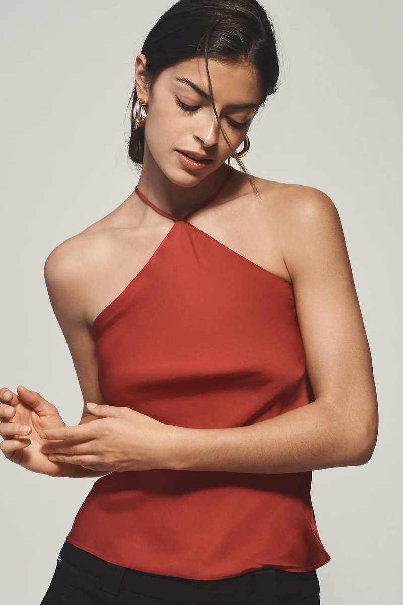 By Anthropologie Strappy Halter Blouse