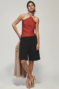 By Anthropologie Strappy Halter Blouse