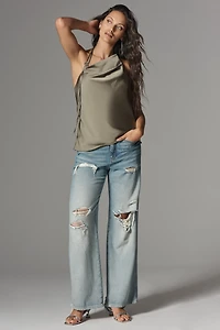 By Anthropologie Asymmetric Halter Top