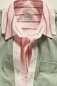 Maeve Cotton Crop Buttondown Shirt