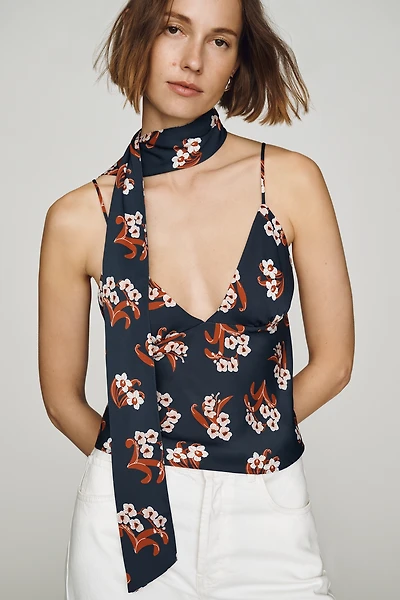 Maeve Clara Scarf-Neck Cami by Sarah Cliff