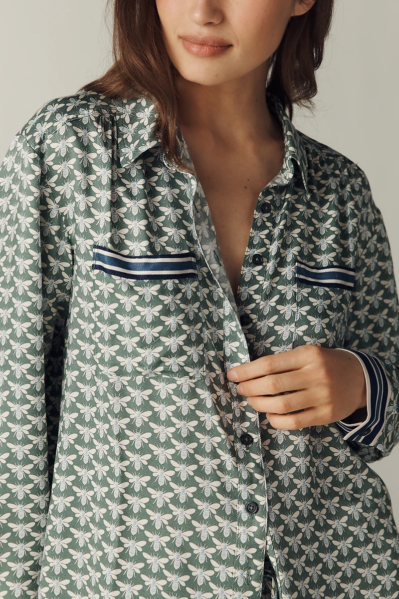 Rudi Silky Buttondown Shirt by Maeve