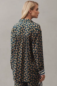 Maeve Silky Shirt Blouse