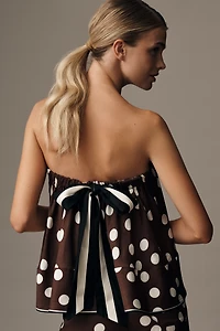 Maeve Strapless Swingy Scarf Top