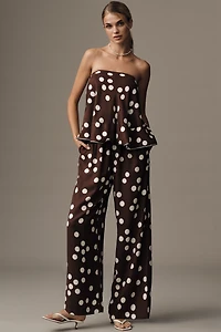Maeve Strapless Swingy Scarf Top