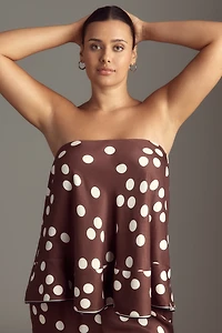 Maeve Strapless Swingy Scarf Top