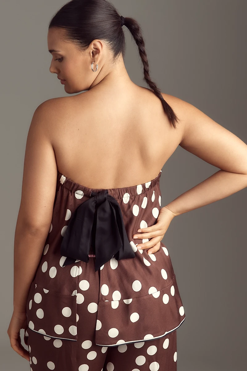 Maeve Strapless Swingy Scarf Top