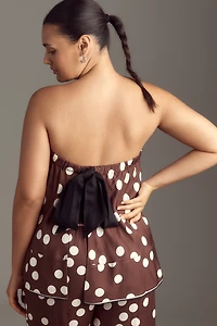 Maeve Strapless Swingy Scarf Top