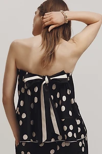 Maeve Strapless Swingy Scarf Top