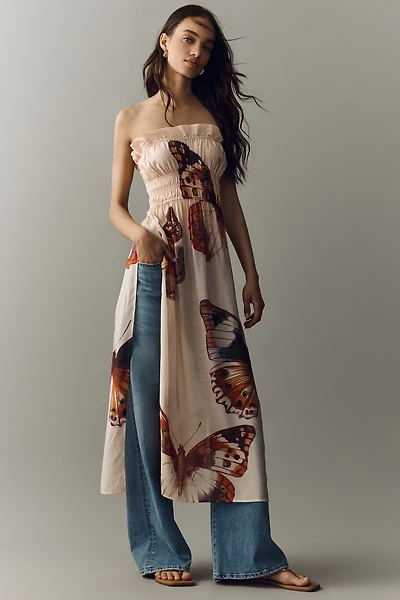 By Anthropologie Sheer Maxi Top