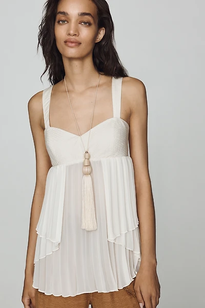 By Anthropologie Pleated Tank