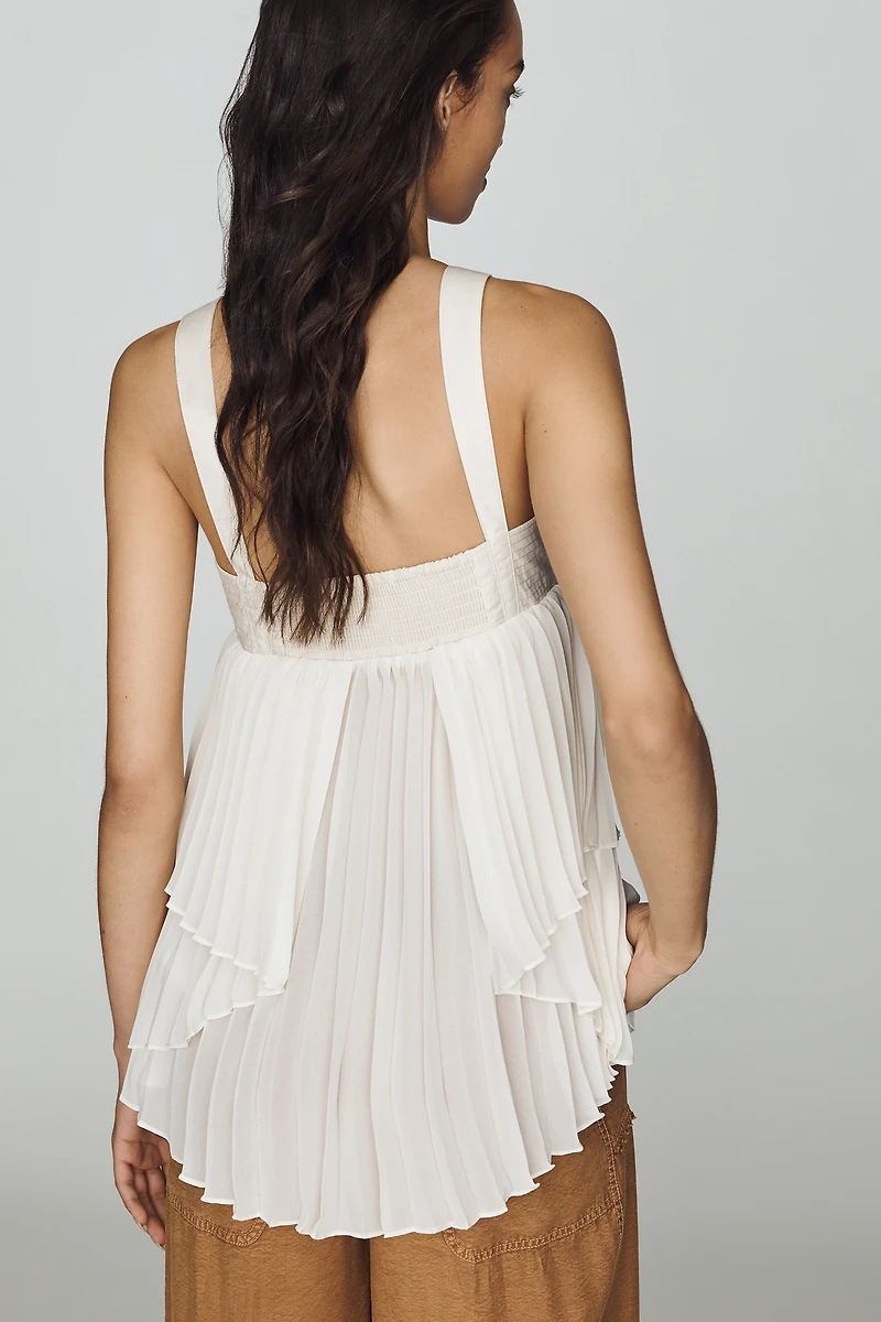 By Anthropologie Pleated Tank